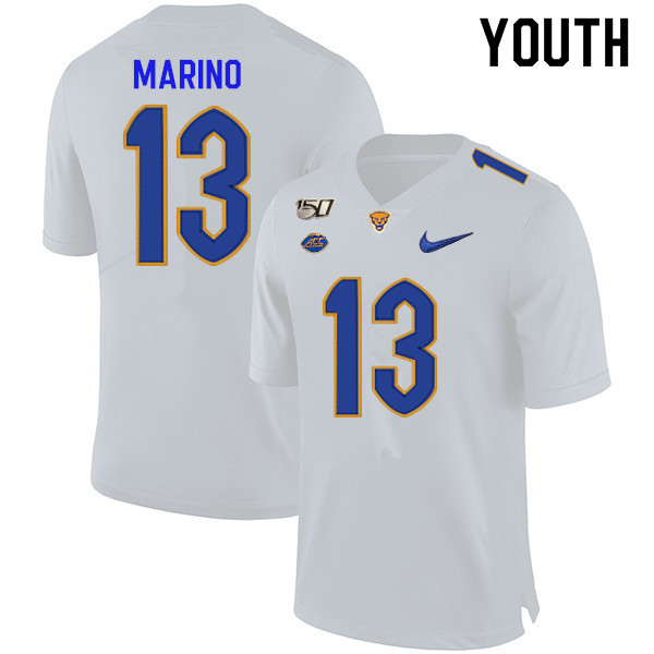 2019 Youth #13 Dan Marino Pitt Panthers College Football Jerseys Sale-White